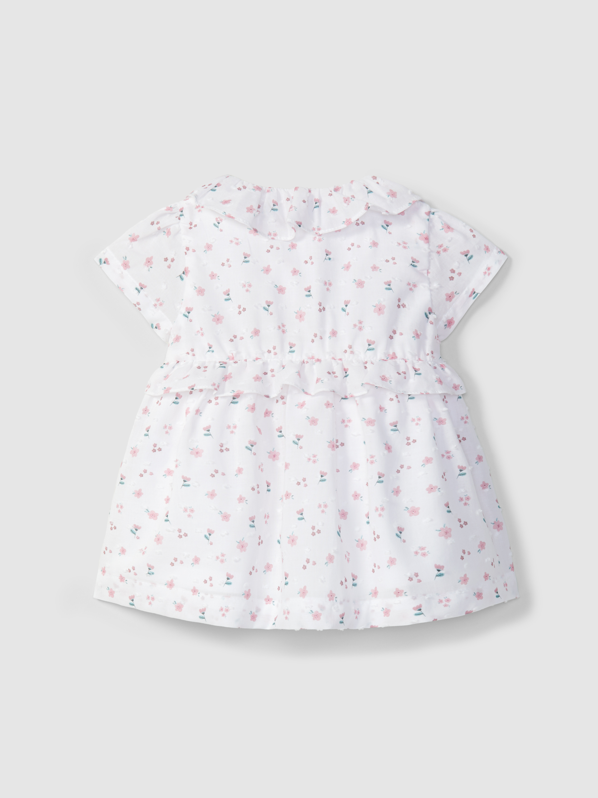 Floral print plumeti dress
