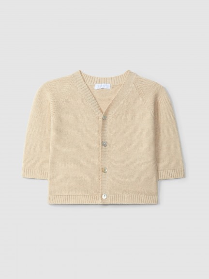 V-neck knitted cardigan V-neck knitted cardigan