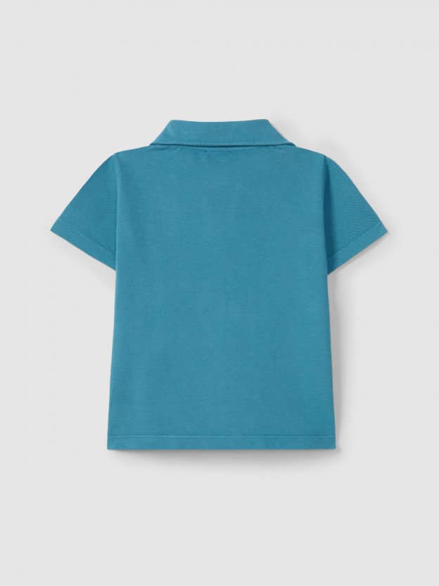 Polo piqu� avec broderie