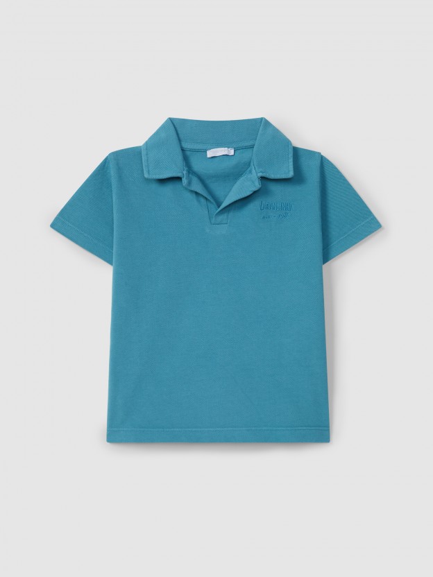 Polo piqu� avec broderie
