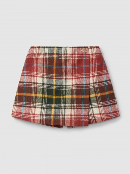 Flannel check skorts Flannel check skorts