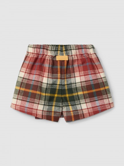 Flannel check skorts Flannel check skorts