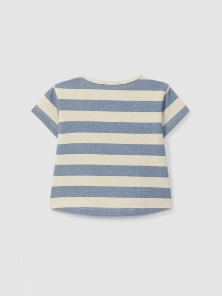 T-shirt de riscas T-shirt de riscas