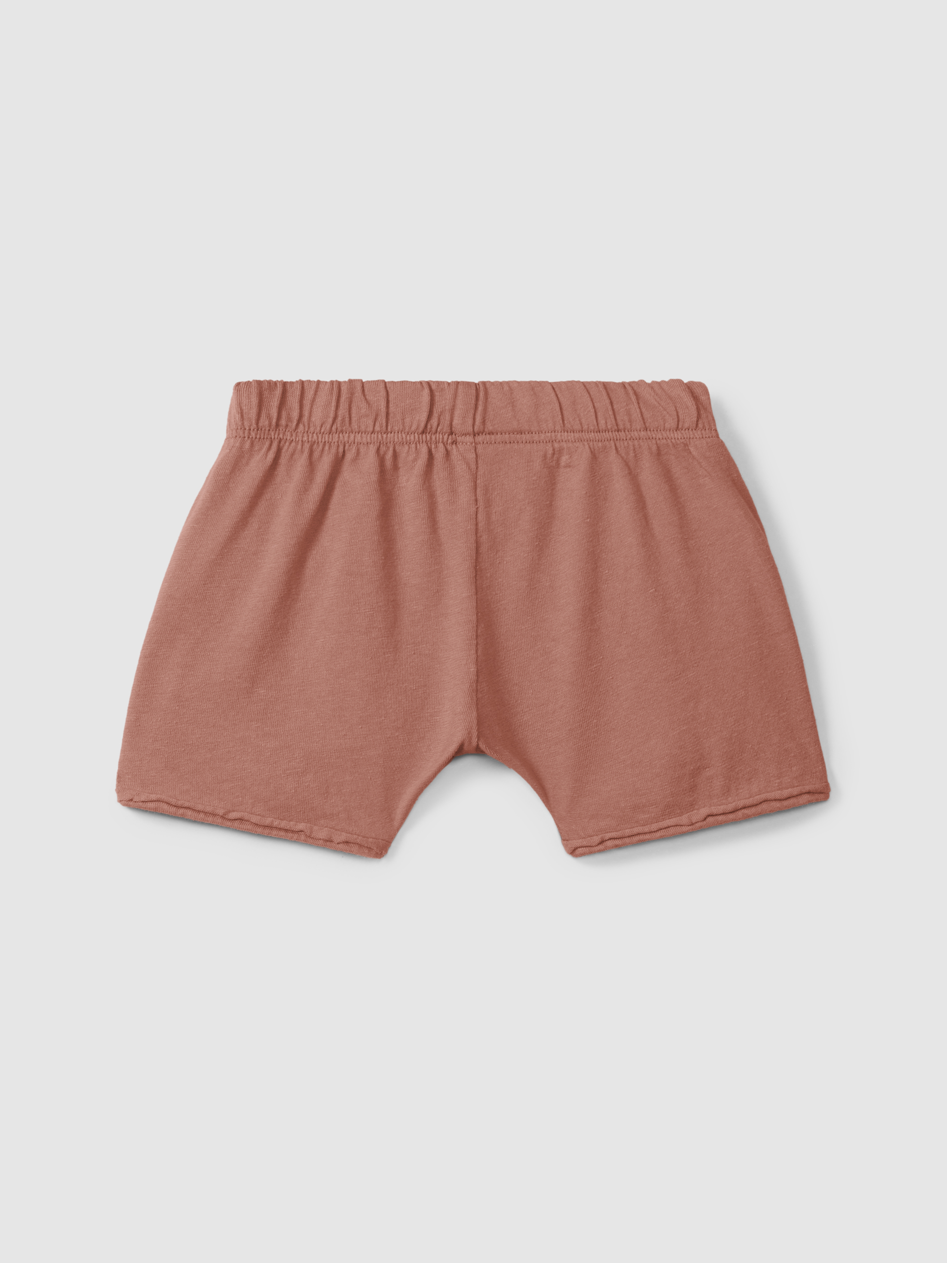 Pantalón corto en punto liso