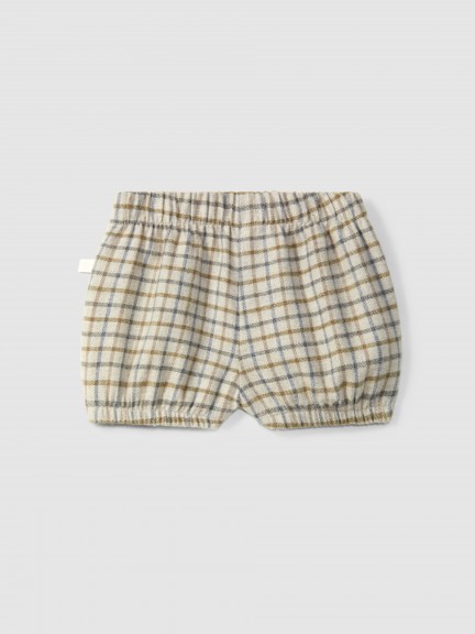 Organic cotton check diaper cover Organic cotton check diaper cover