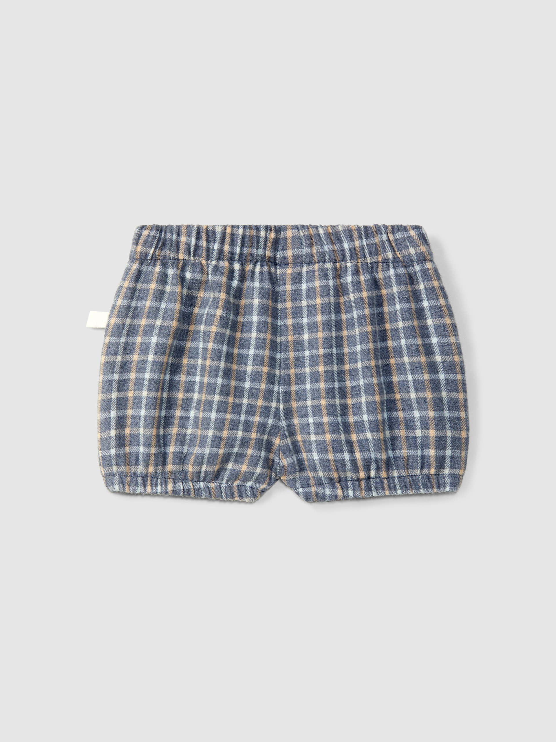 Organic cotton check diaper cover
