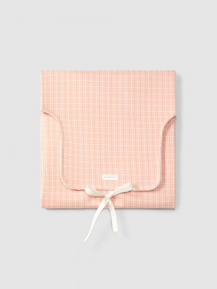 Muda pañales malla jacquard con cuadrícula Muda pañales malla jacquard con cuadrícula