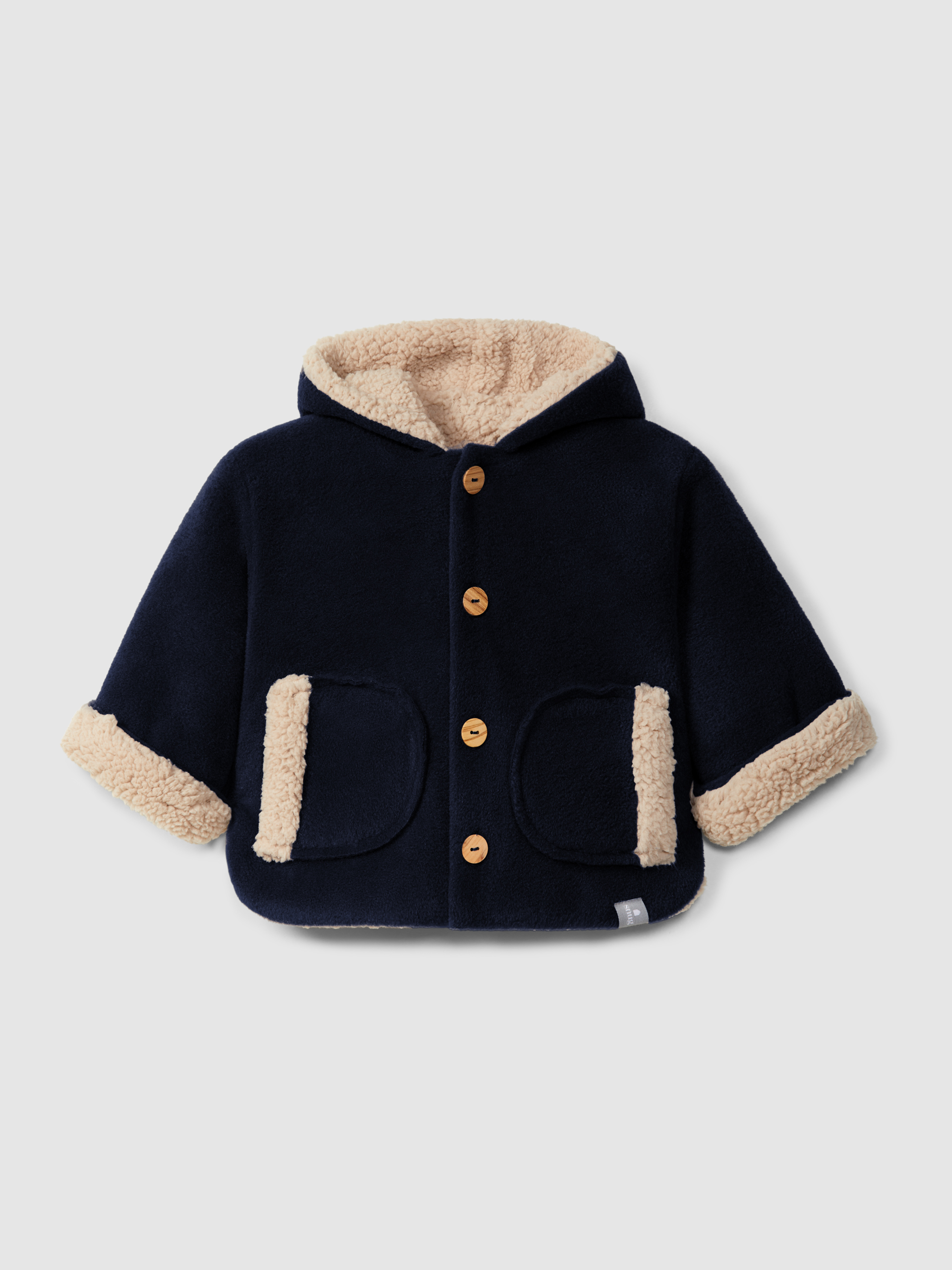 Chaqueta polar con capucha