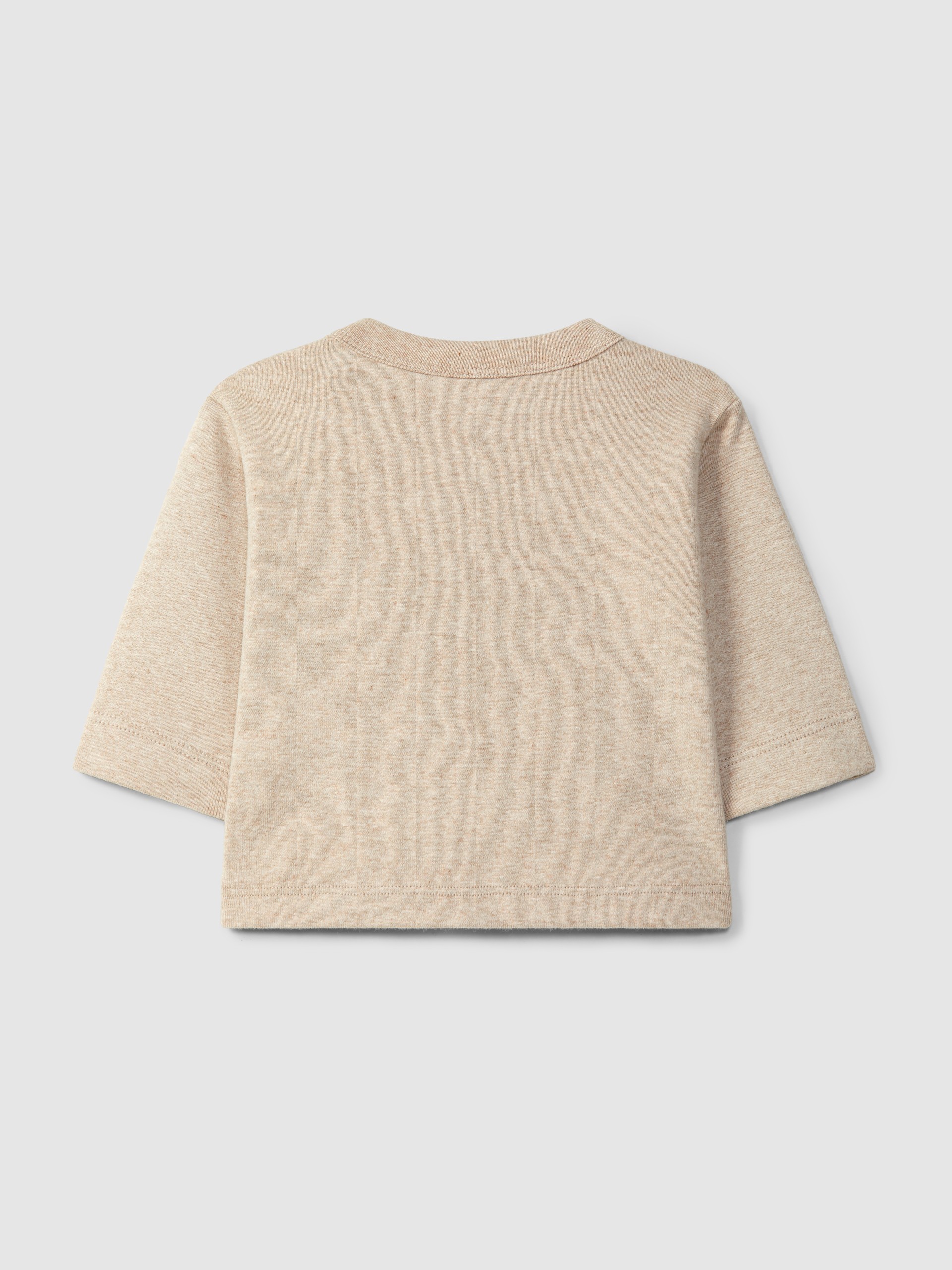 Camiseta de manga larga en algodón con bordado