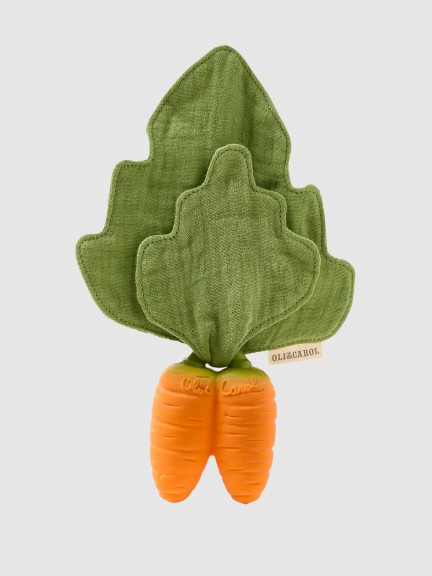 Cathy the Carrot Mini Doudou-Teether Oli&Carol Cathy the Carrot Mini Doudou-Teether Oli&Carol