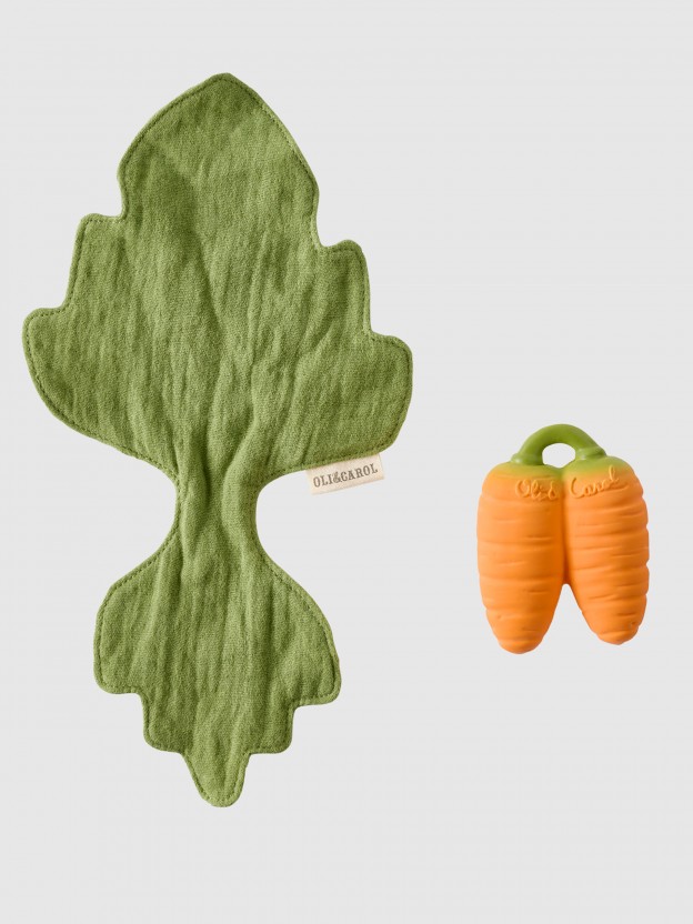 Cathy the Carrot Mini Doudou-Mordedor Bebé Oli&Carol Cathy the Carrot Mini Doudou-Mordedor Bebé Oli&Carol
