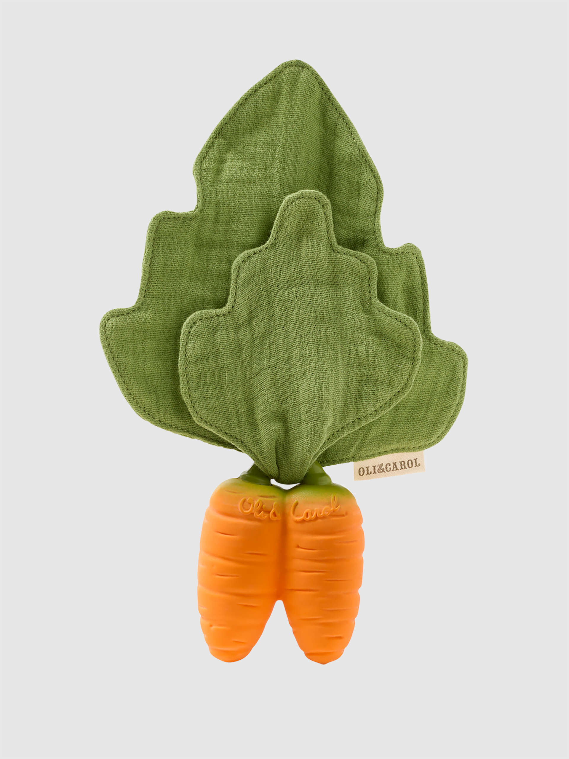 Cathy the Carrot Mini Doudou-Mordedor Bebé Oli&Carol