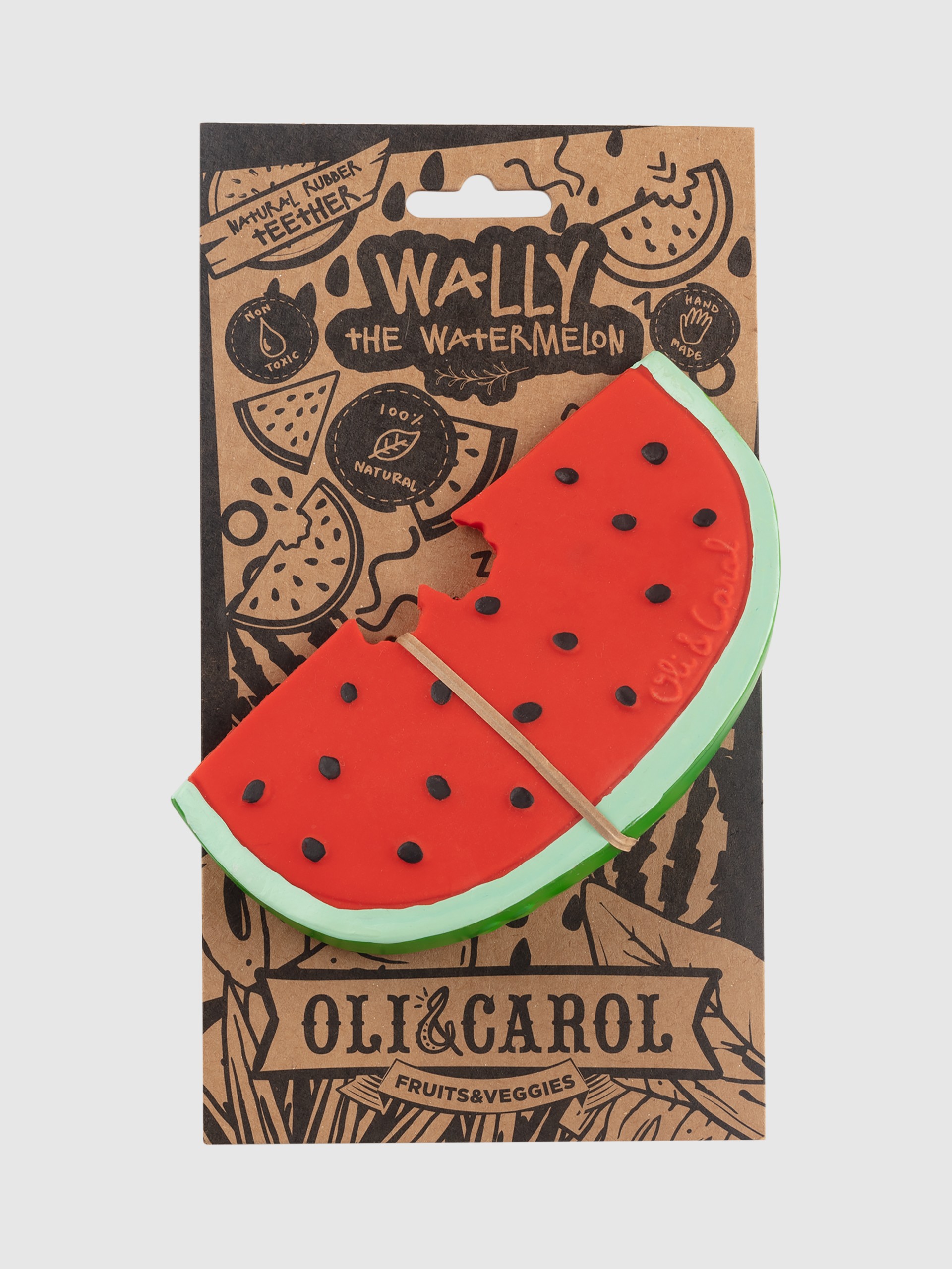 Wally the Watermelon Baby Teether Oli&Carol