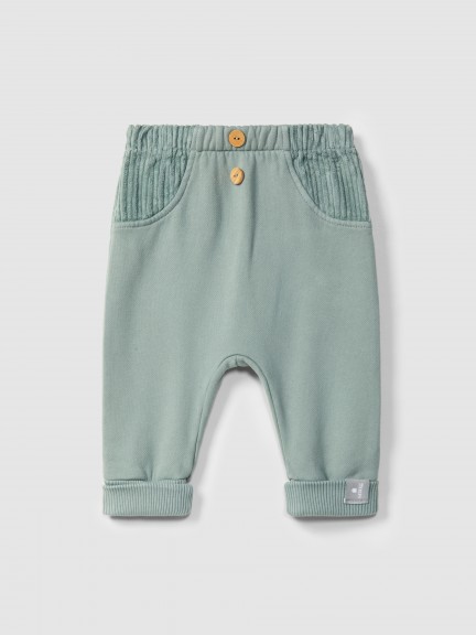 Pantalon pull-up en peluche