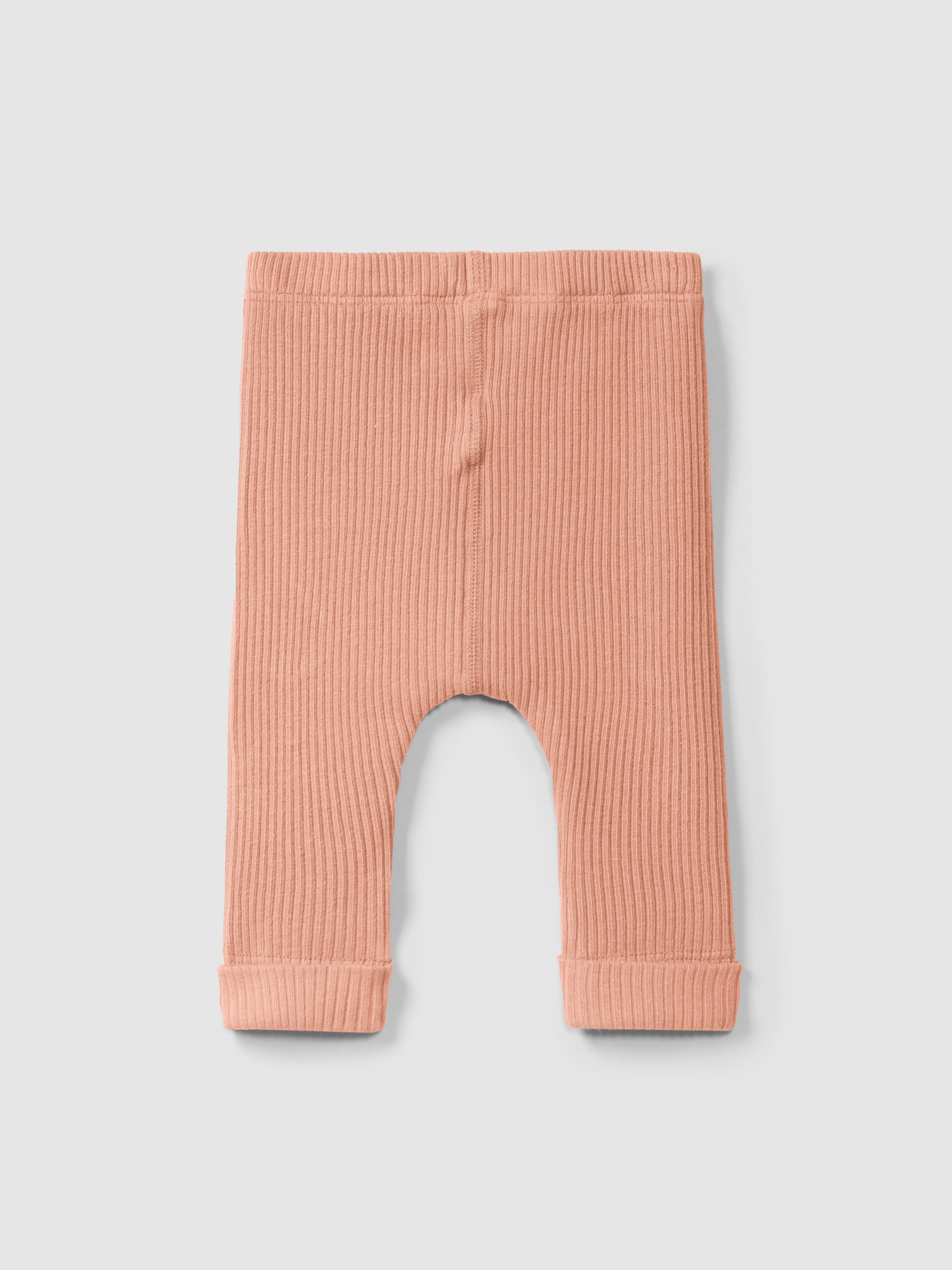 Leggings in ribbed jersey with pocket