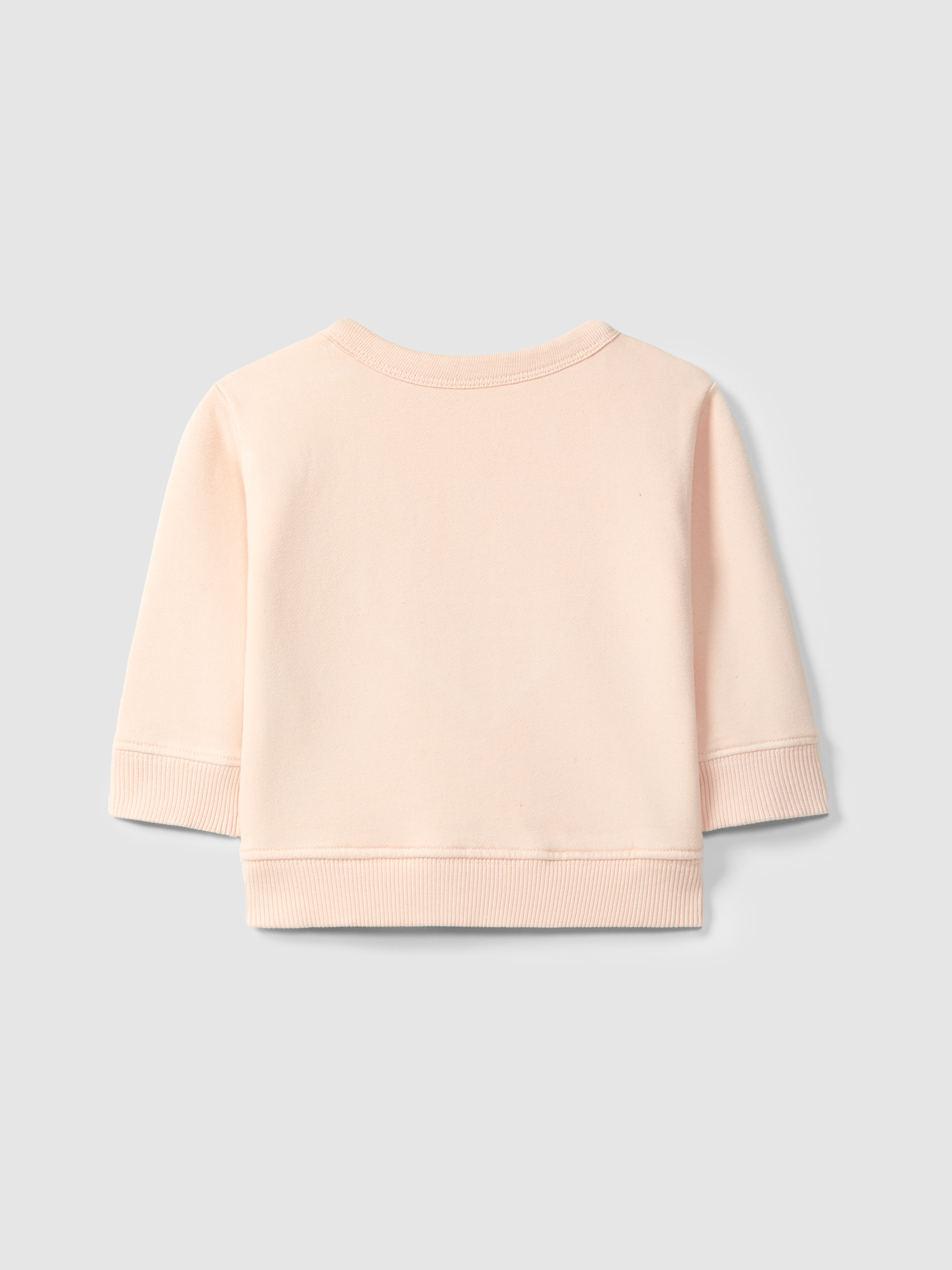 Sweatshirt en peluche avec application de cœur