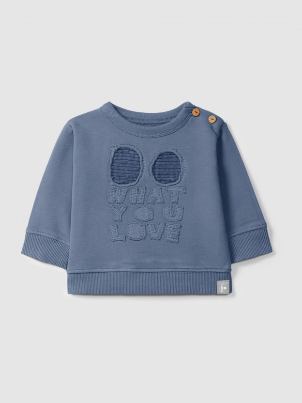 Sudadera en felpa "Do what you love"