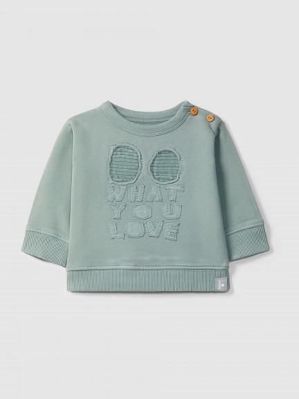 Plush sweatshirt "Do what you love"