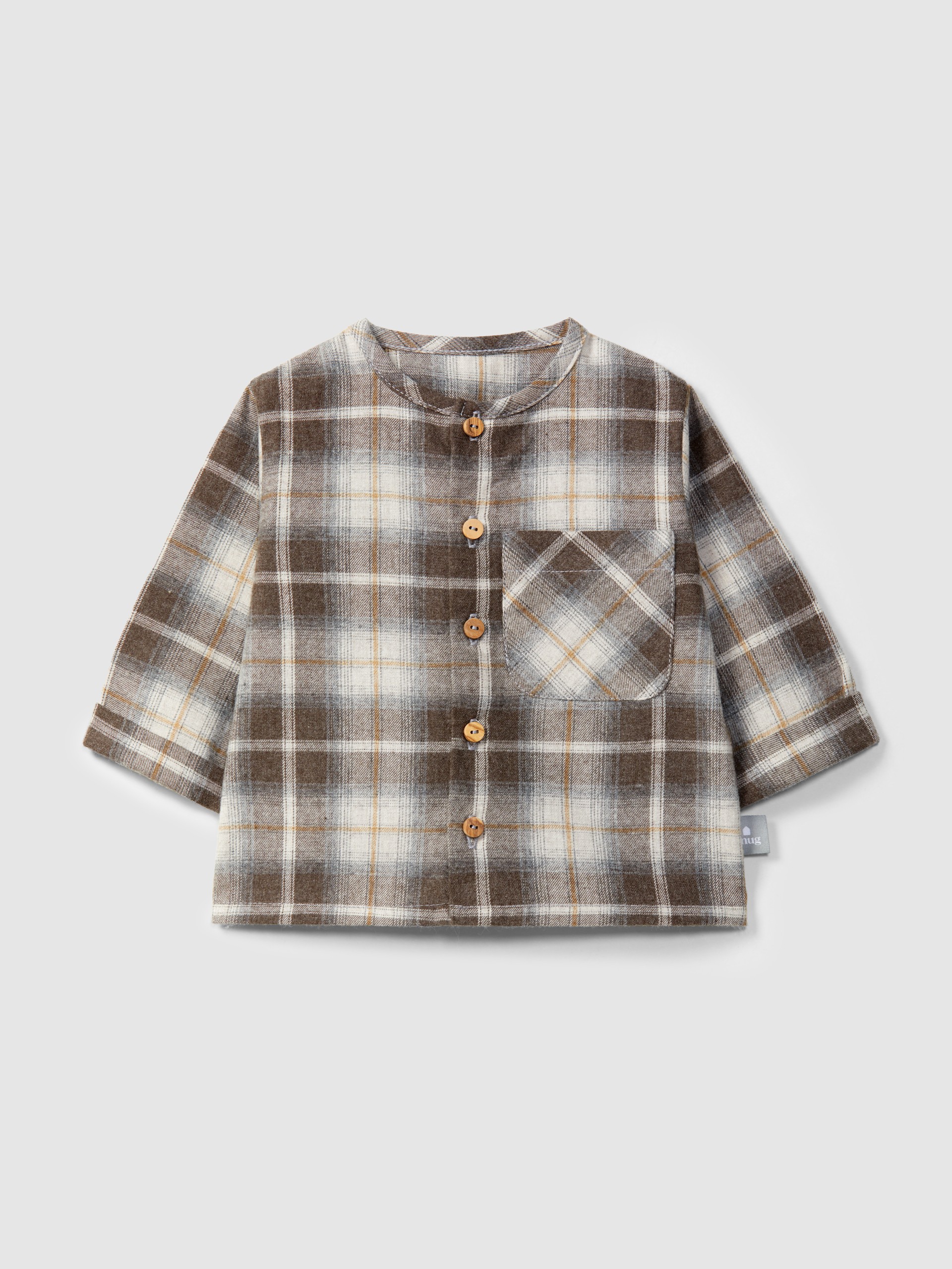 Check shirt with pocket