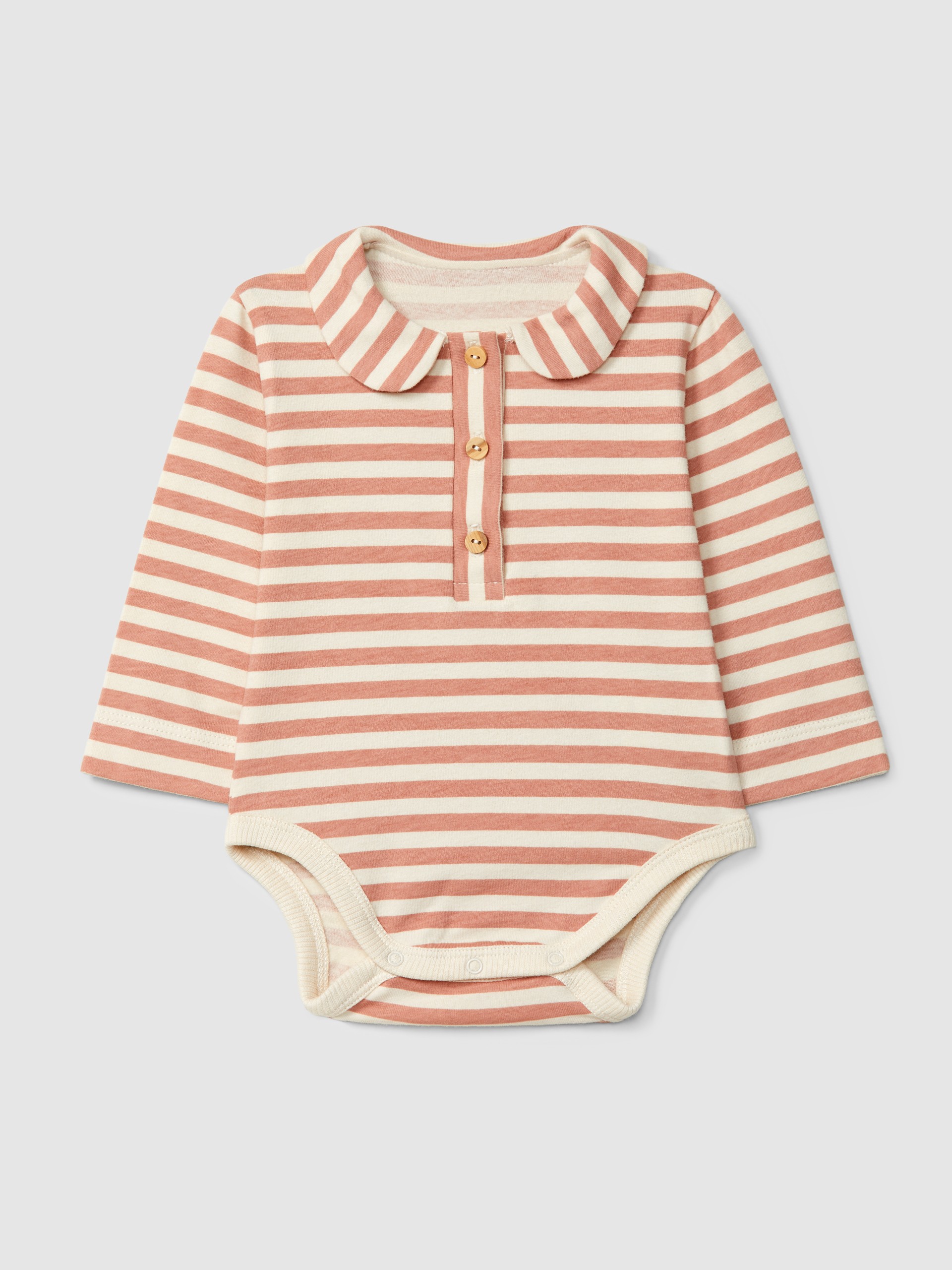 Body a rayas con cuello peter-pan