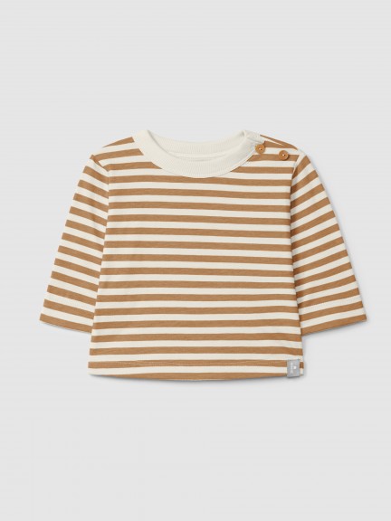 Camiseta de manga larga a rayas Camiseta de manga larga a rayas