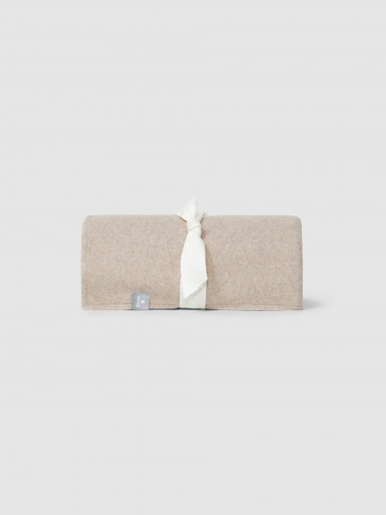 Organic cotton fleece blanket