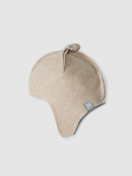 Gorro em malha polar de algod�o org�nico