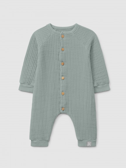 Petit ensemble en gaze double avec remplissage en coton Petit ensemble en gaze double avec remplissage en coton