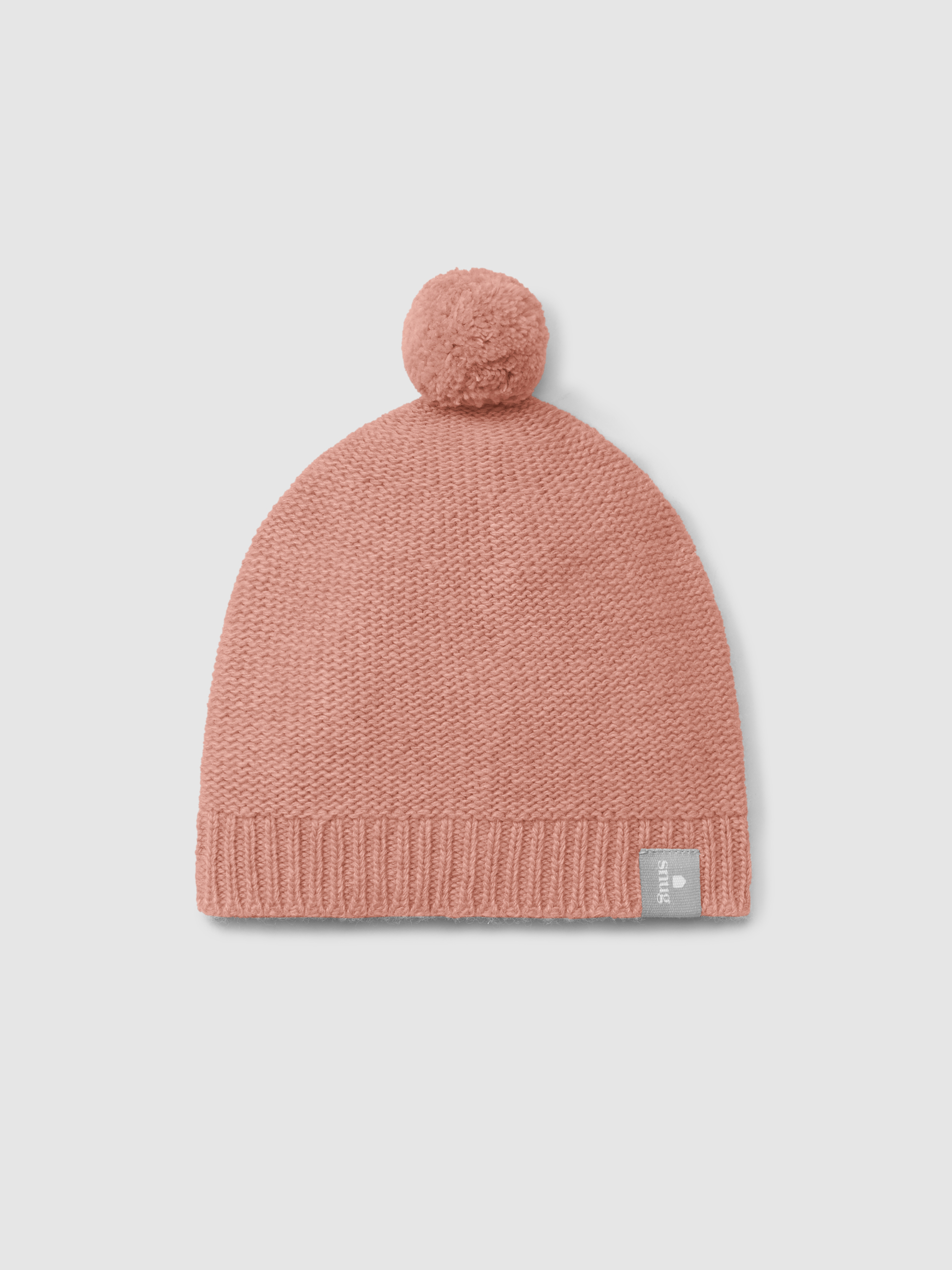 Gorro de punto con pompón