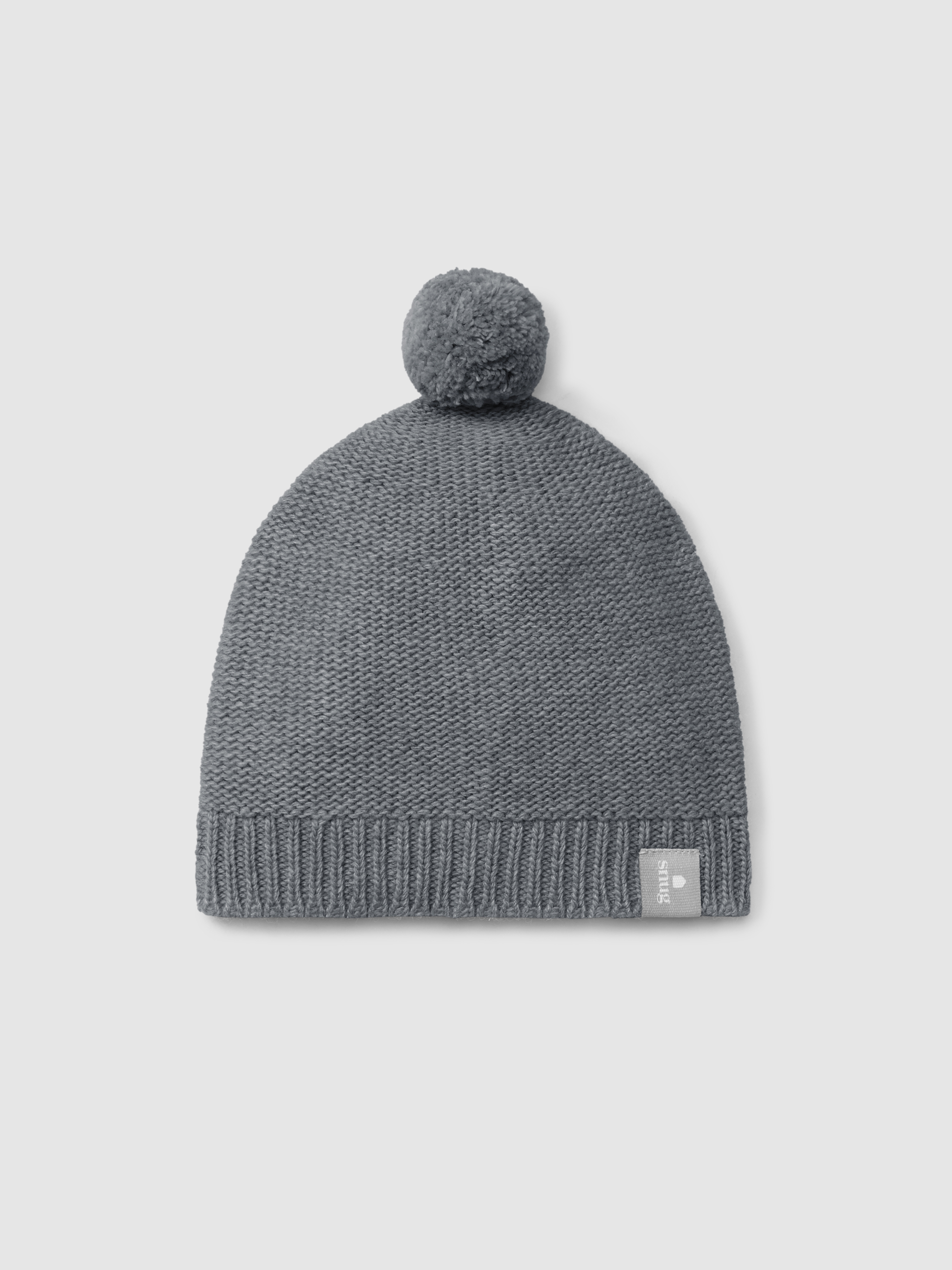 Gorro de punto con pompón