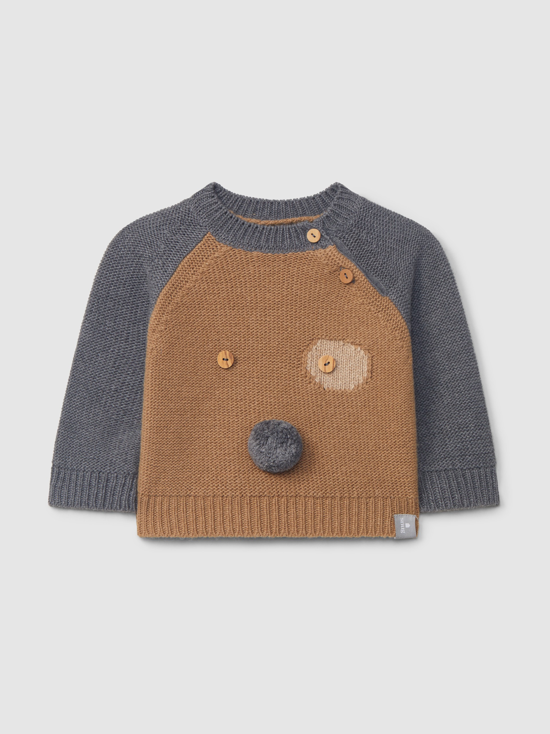 Pull tricoté avec détails en relief