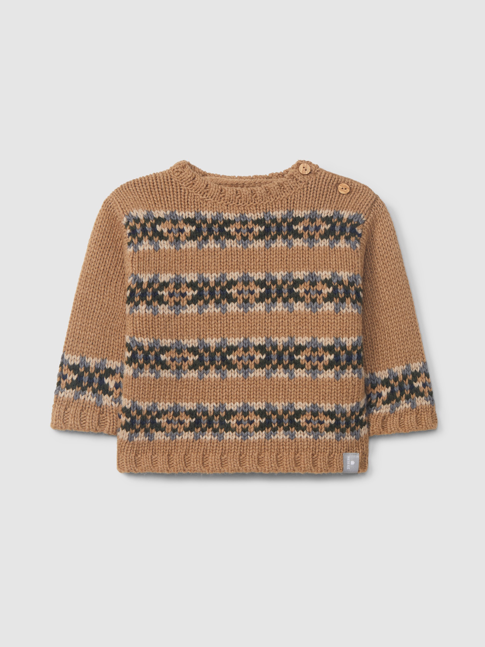 Pull tricoté avec jacquard