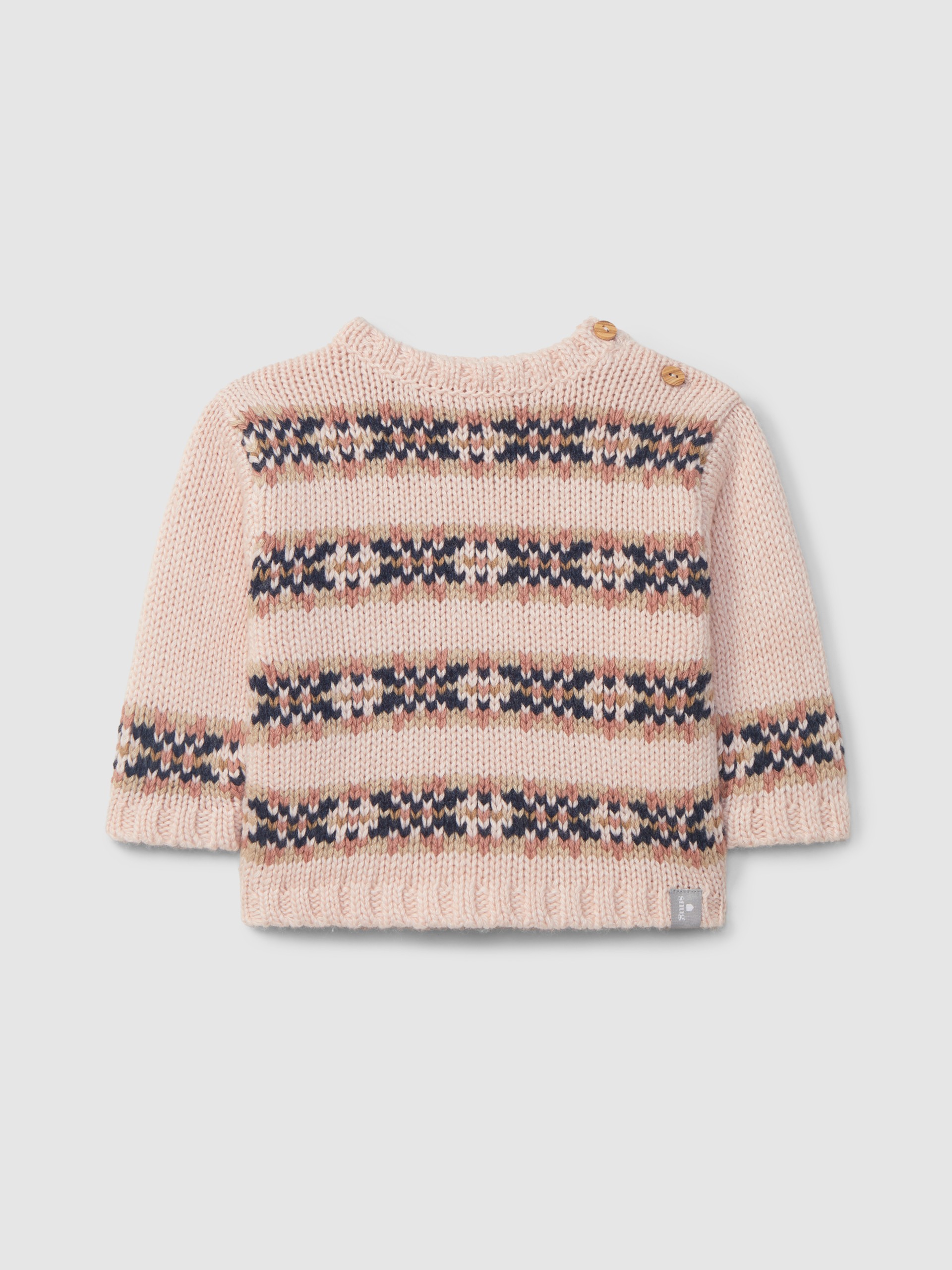 Knitted jumper with jacquard