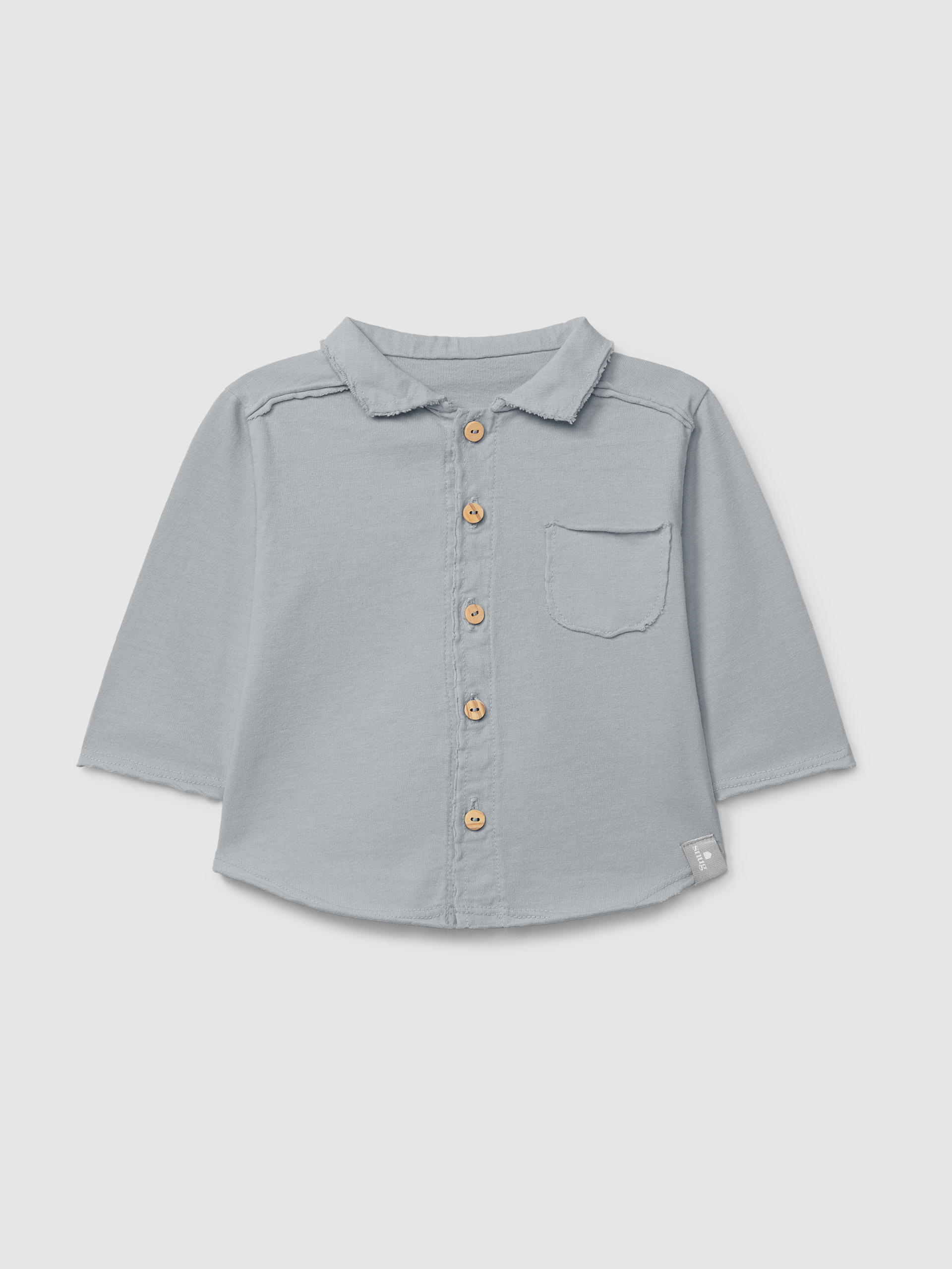 Polo con cuello de pico en algodón orgánico