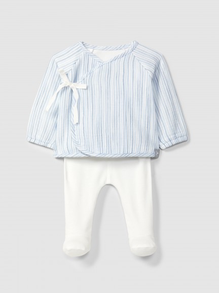 Two-piece printed gauze set Two-piece printed gauze set