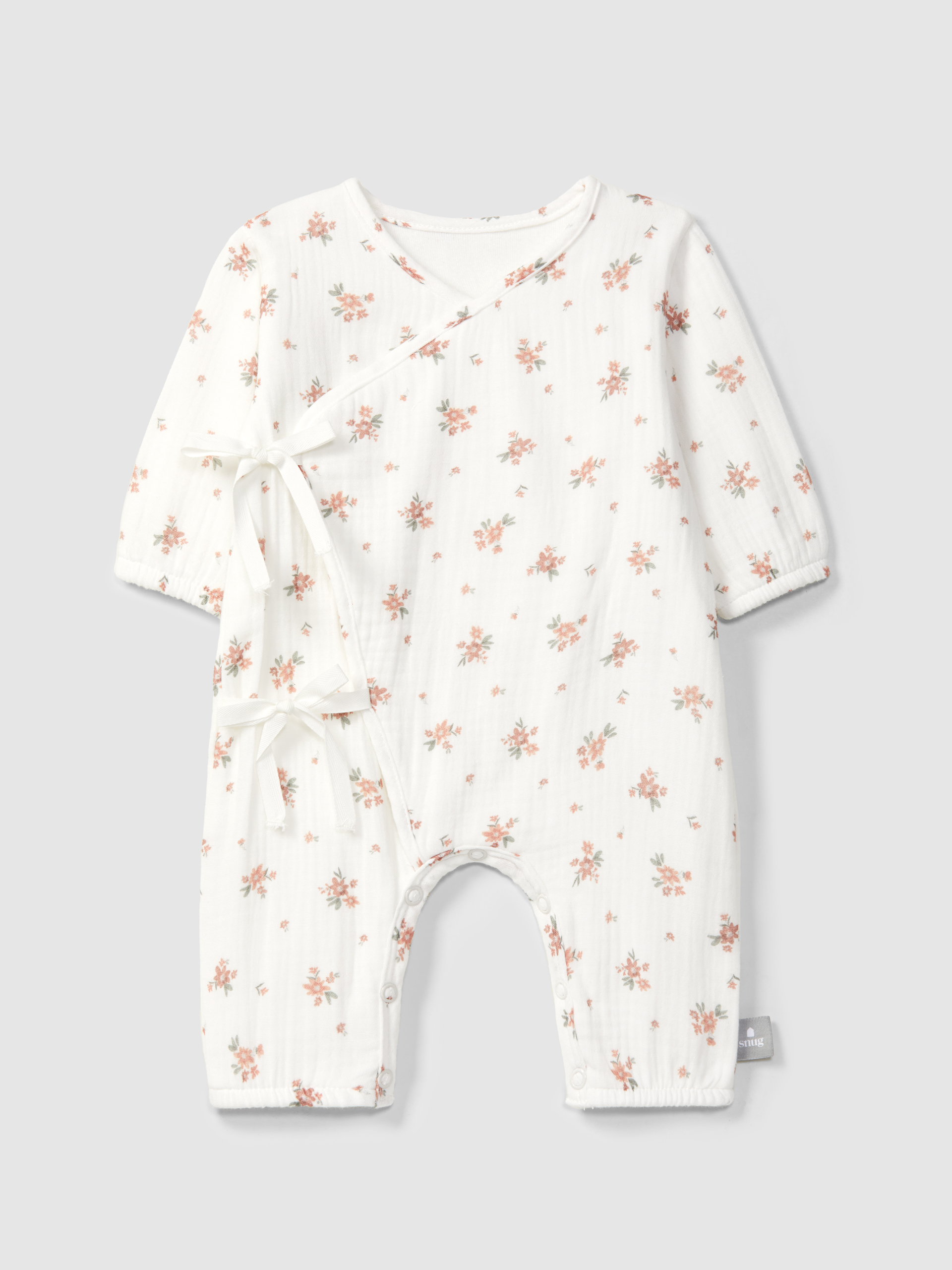 Trajecito en gasa con estampado