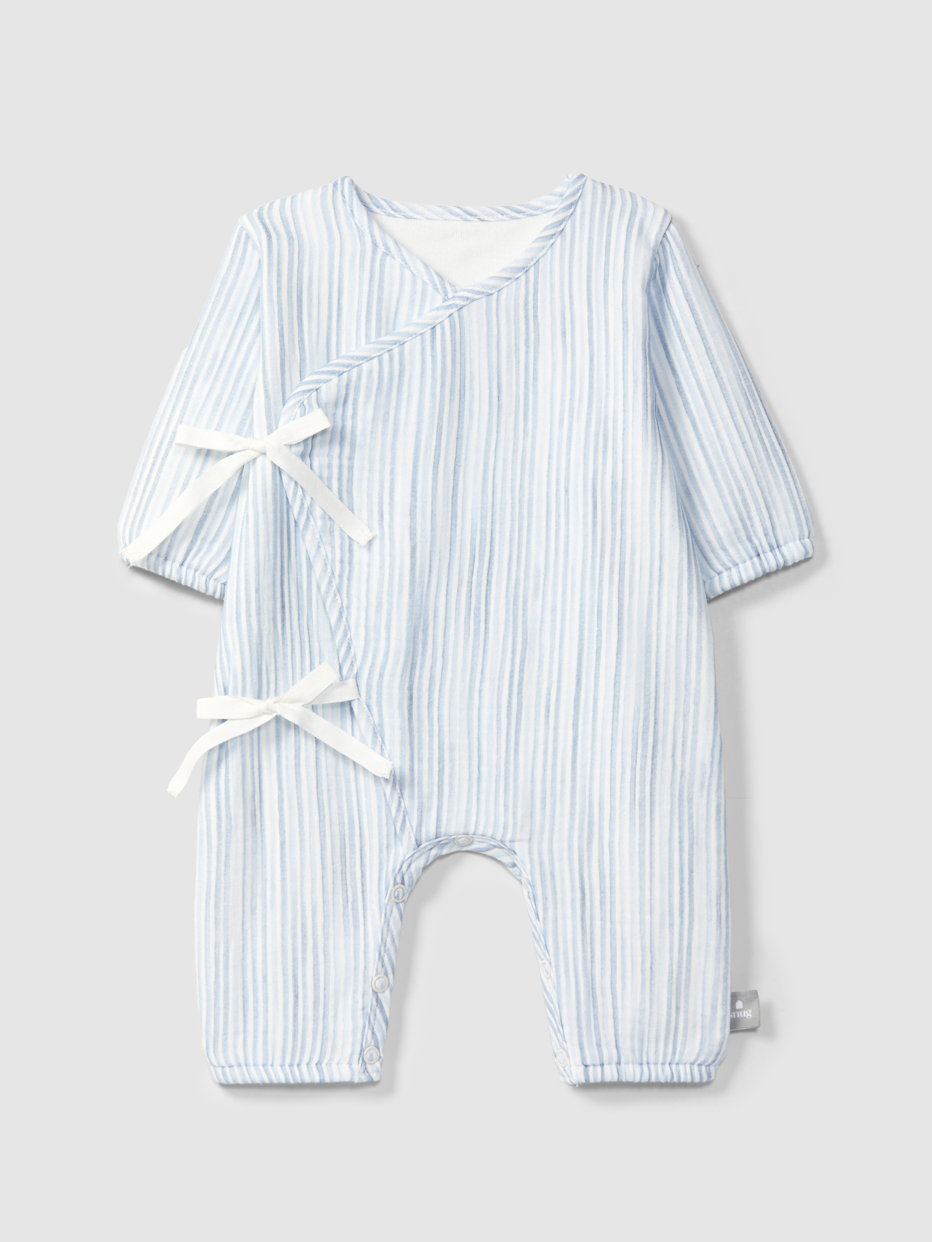 Printed gauze romper