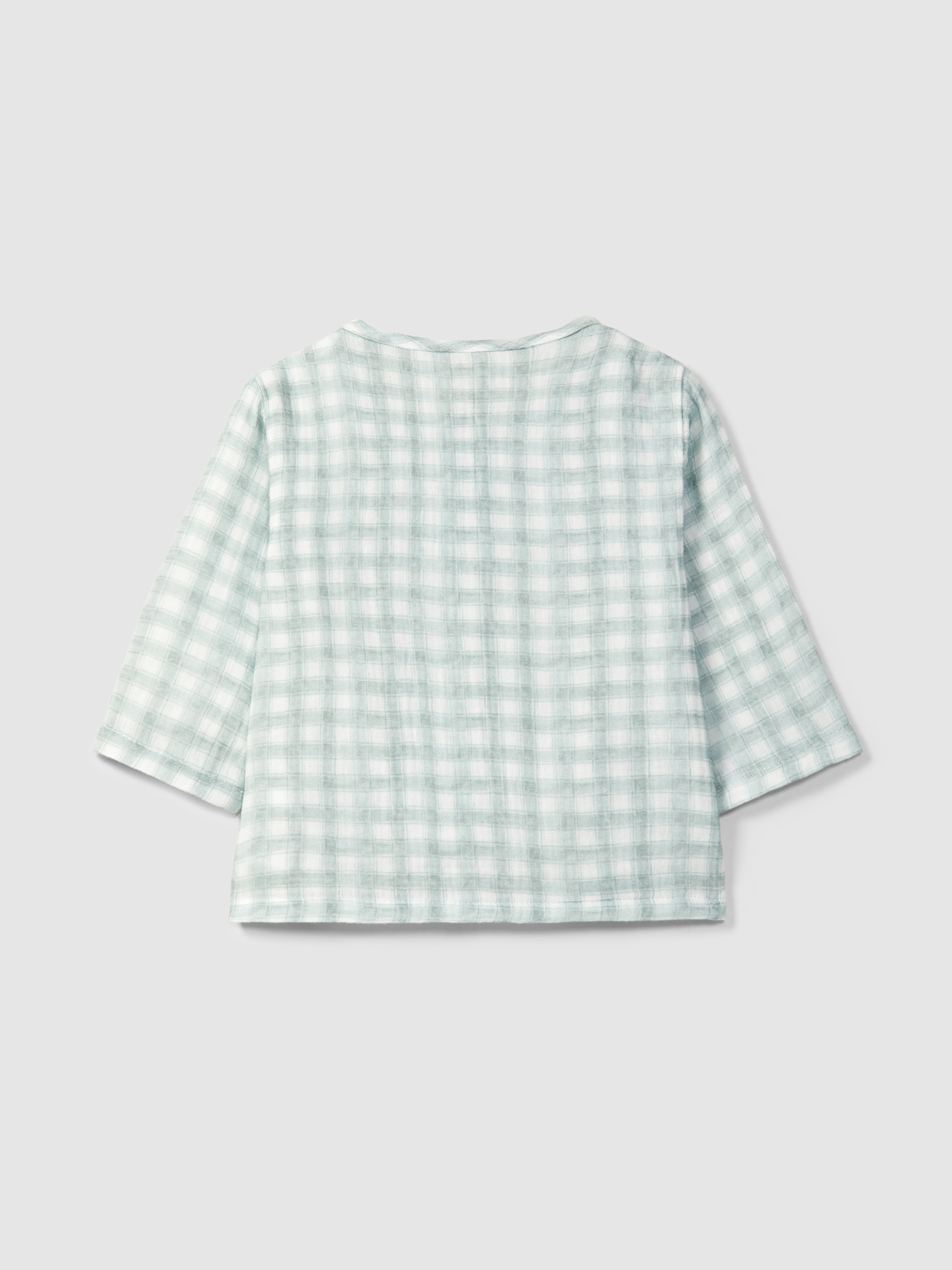 Camisa en gasa con estampado