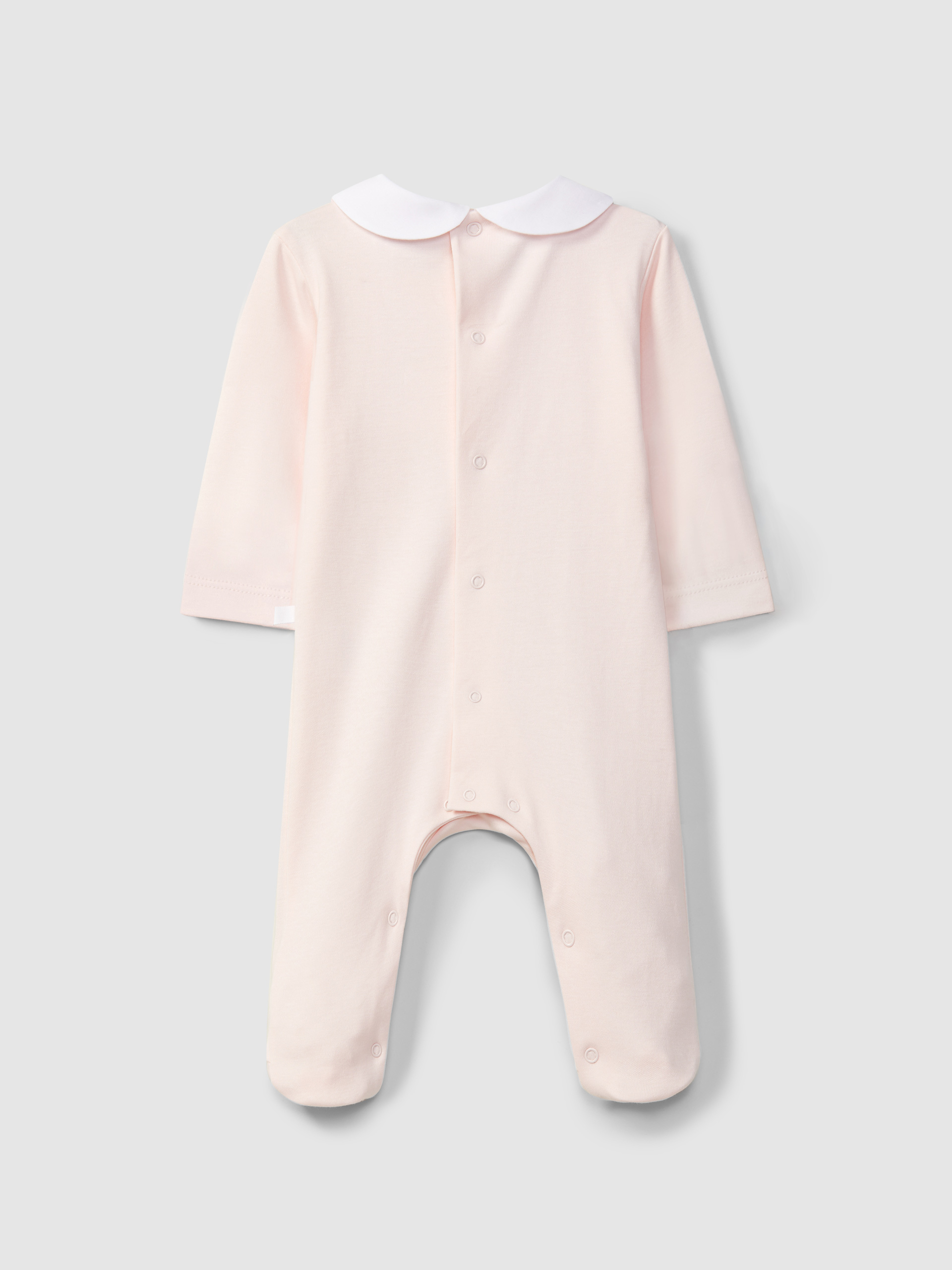 Babygrow pregas e renda delicada