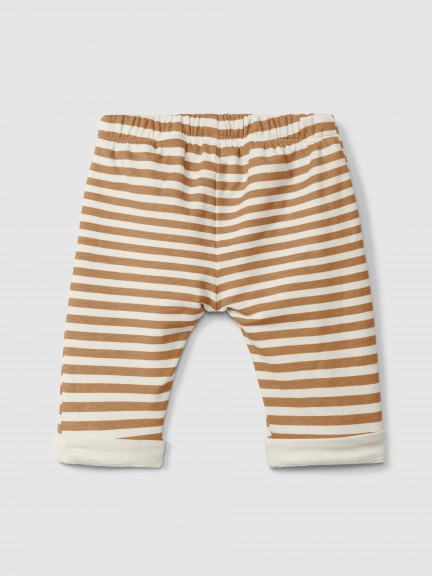 Pantalon pull-up à rayures Pantalon pull-up à rayures