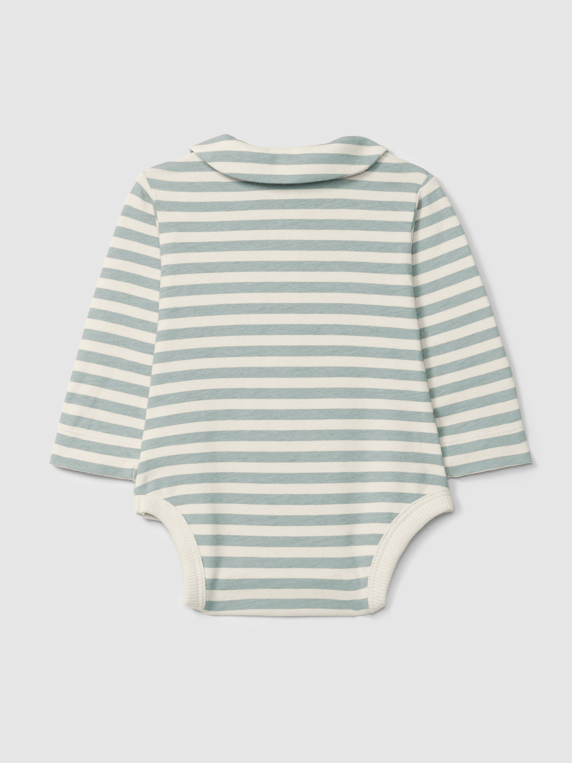 Body a rayas con cuello peter-pan