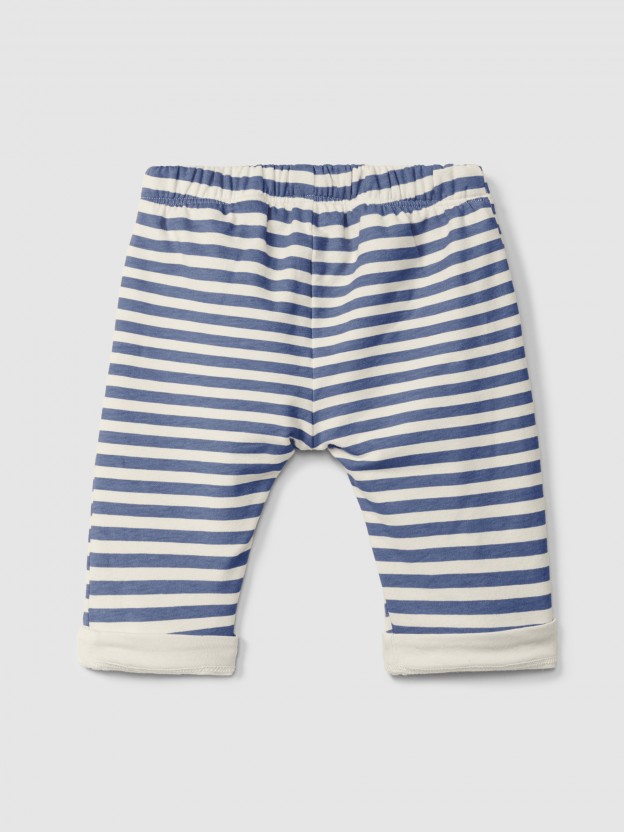 Pantalones pull-up a rayas Pantalones pull-up a rayas