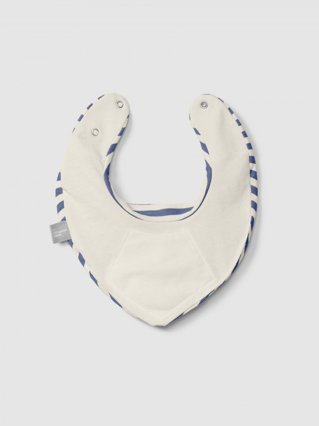 Striped bib
