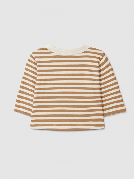Camiseta de manga larga a rayas Camiseta de manga larga a rayas