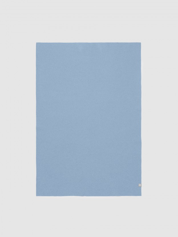 Organic cotton fleece blanket Organic cotton fleece blanket