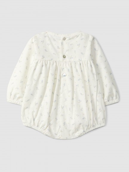 Floral shortie in corduroy Floral shortie in corduroy