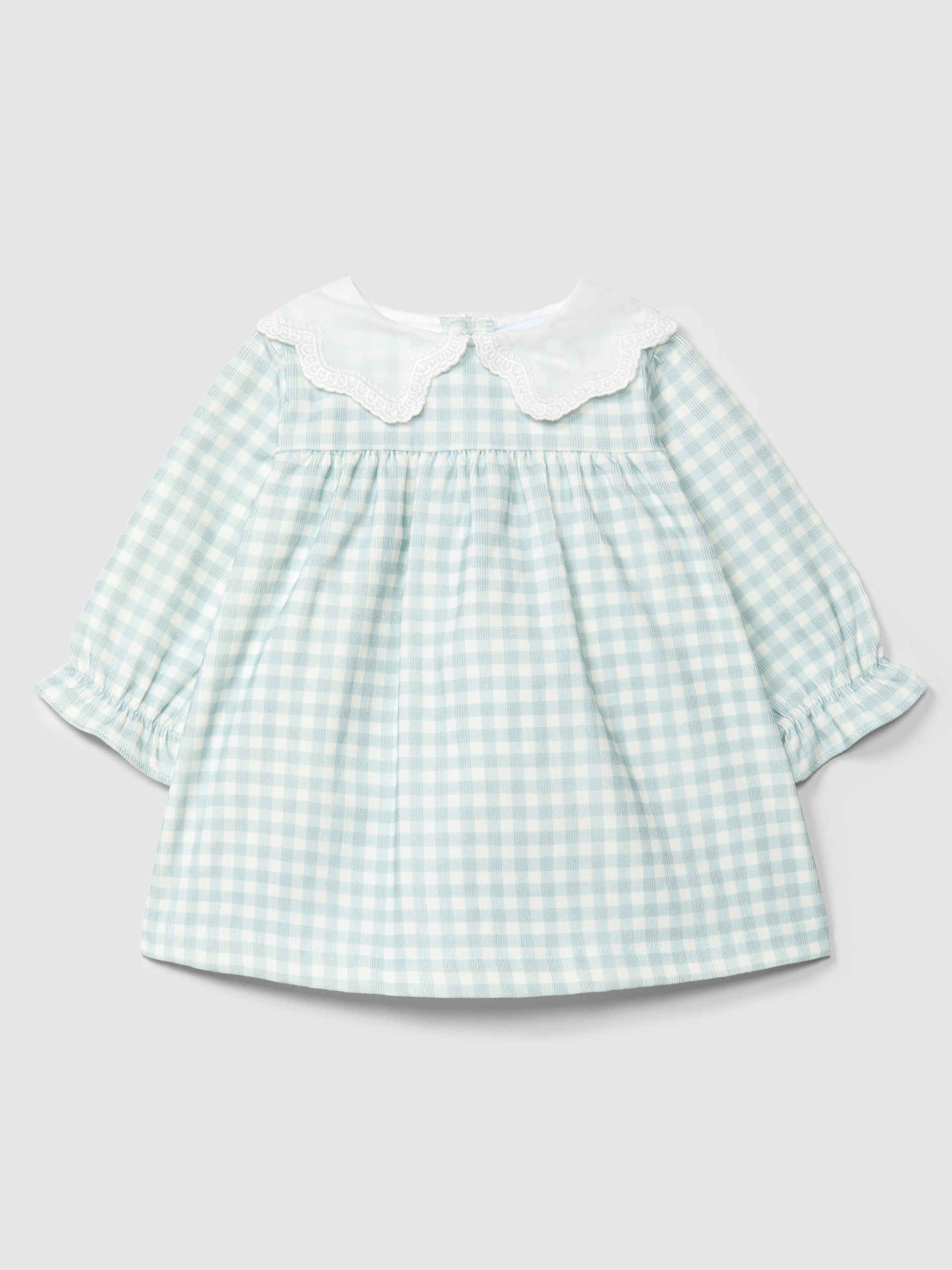 Vestido en pana estampada