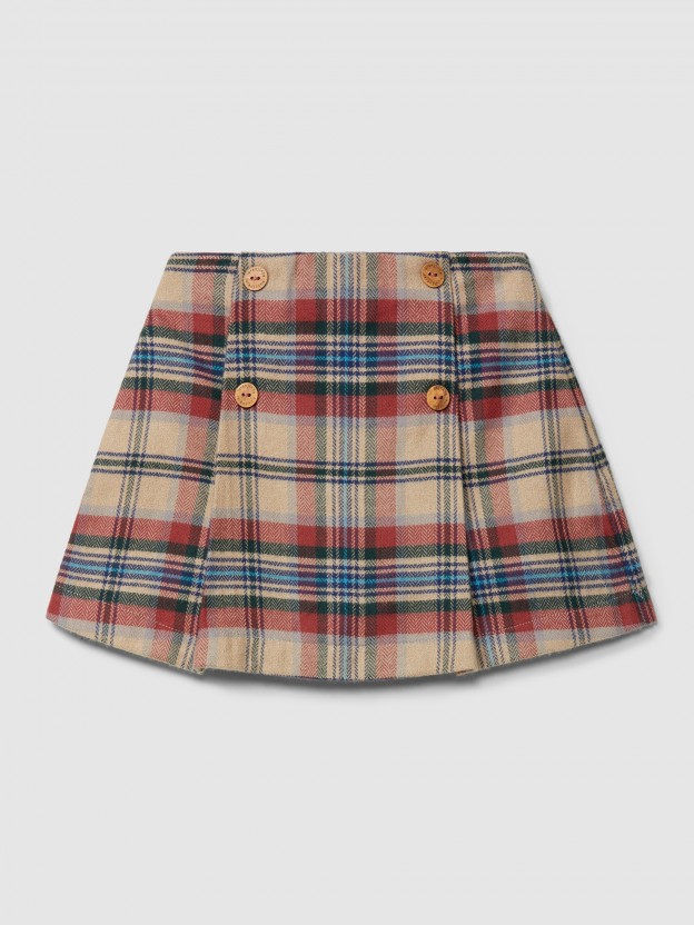Falda pantalón ajedrez Falda pantalón ajedrez