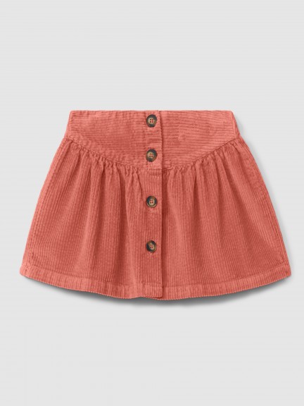 Pull-up corduroy skirt Pull-up corduroy skirt