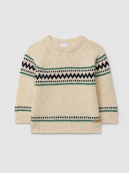 Knitted jacquard jumper Knitted jacquard jumper